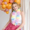 Blomhalsband Pastell 120 cm