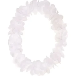 Blomhalsband Vit