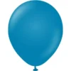 Blå Stora Standard Latexballonger Deep Blue (5-pack)