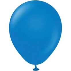 Blå Stora Standard Latexballonger (5-pack)