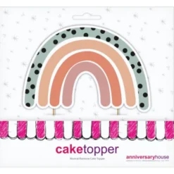 Boho Rainbow Cake Topper