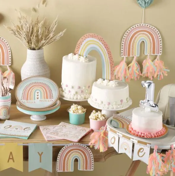 Boho Rainbow One Dekoration till Barnstol