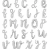 Bokstavsballonger Script Silver (Bokstav A)