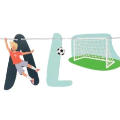 Bokstavsgirlang Fotbollskalas 1,7 m