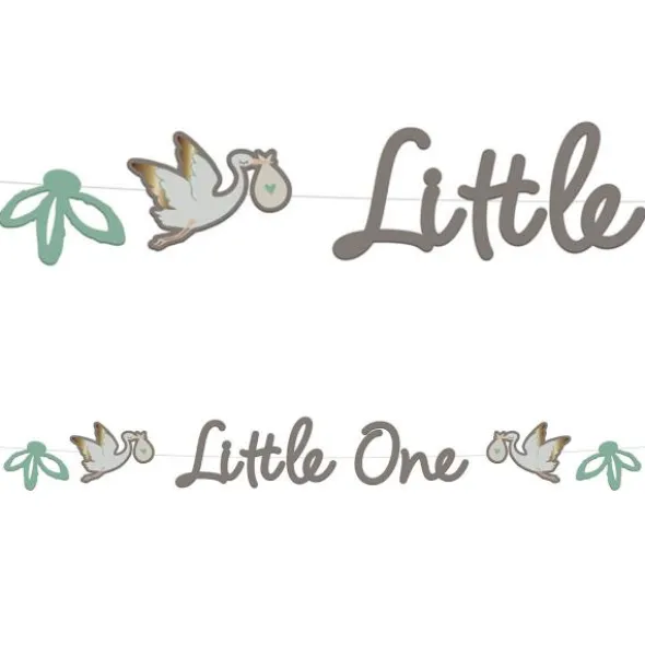 Bokstavsgirlang Little One Stork