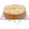 Bokstavsljus Happy Birthday Pastell