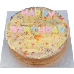 Bokstavsljus Happy Birthday Pastell