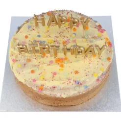 Bokstavsljus Happy Birthday Guld