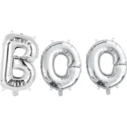 Boo Folieballong Silver