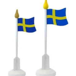Bordsflagga Sverige i Trä (34 cm)