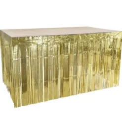 Bordskjol Fransar Metallic Guld 300x74 cm