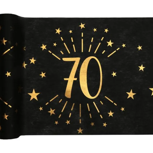 Bordslöpare 70 År Birthday Party Guld