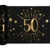 Bordslöpare 50 År Birthday Party Guld