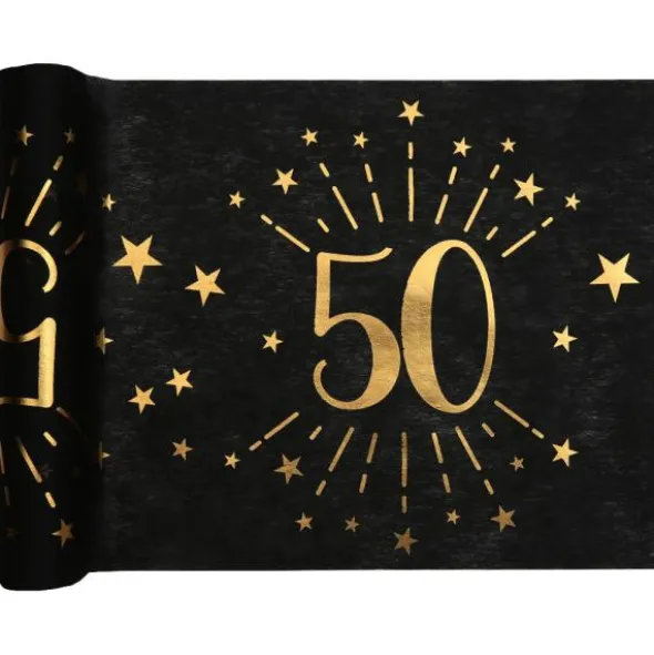 Bordslöpare 50 År Birthday Party Guld