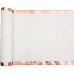 Bordslöpare Scalloped Roseguld