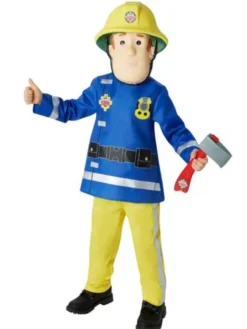 Brandman Sam Maskeraddräkt Barn Medium (5-6 år (110-116 cl))