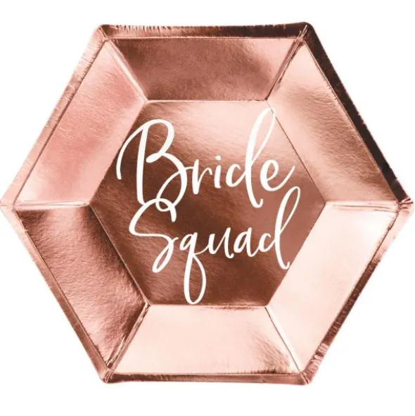 Bride Squad Tallrikar