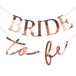 Bride To Be Banderoll Roseguld