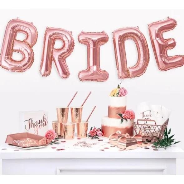 Bride To Be Servetter Metallic Roséguld