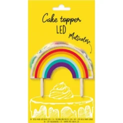 Cake Topper LED Regnbåge