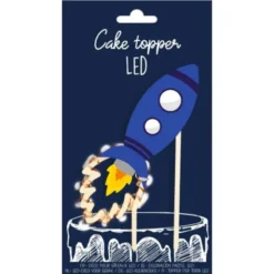 Cake Topper LED Rymden