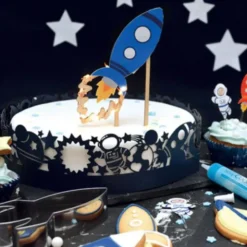 Cake Topper LED Rymden