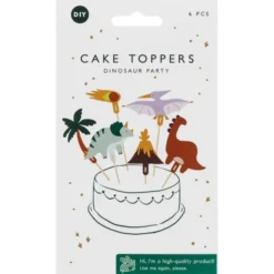 Cake Toppers Dinosaurie 6-pack