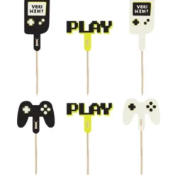 Cake Toppers Gamer 6-pack