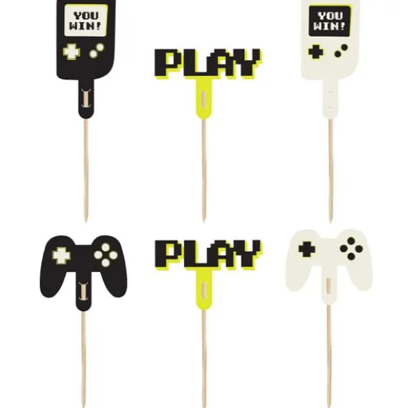 Cake Toppers Gamer 6-pack