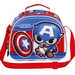 Captain America 3D Lunchväska Let's Go