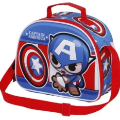 Captain America 3D Lunchväska Let's Go