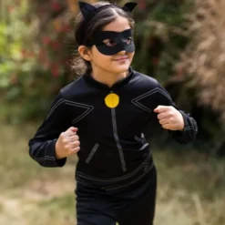 Cat Noir Maskeraddräkt Barn 3-4 år (Small (3-4 år))