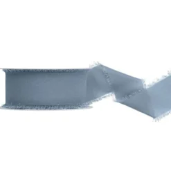 Chiffongband Ljus Dimblå 40 mm