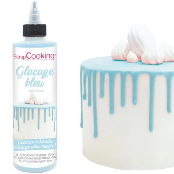 Chokladglasyr Ljusblå ScrapCooking