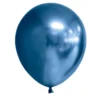 Chrome Miniballonger Blå 100-pack