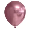 Chrome Miniballonger Rosa 100-pack