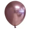 Chrome Miniballonger Roséguld 100-pack
