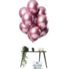 Chrome Mirror Ballonger Rosa