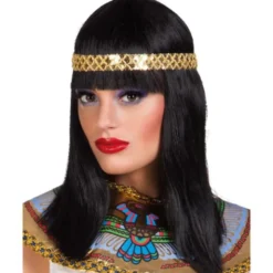Cleopatra Peruk med Hårband
