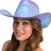 Cowboyhatt Skimrande Lavendel