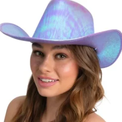Cowboyhatt Skimrande Lavendel