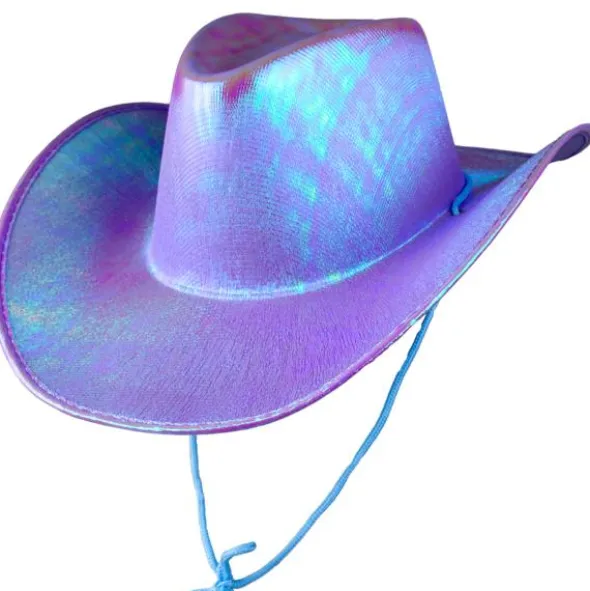 Cowboyhatt Skimrande Lavendel