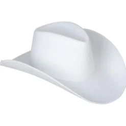 Cowboyhatt Vit