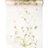 Cream Organzatyg med Glitter