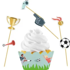 Cupcake Set Fotbollskalas 12-pack