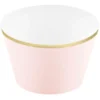 Cupcake Wrappers Guldkant Rosa