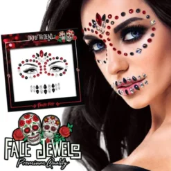 Day of the Dead Ansiktssmycken