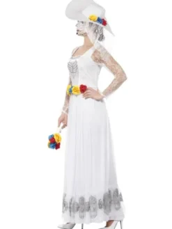 Day Of The Dead Brud Maskeraddräkt Medium (Medium (str. 40-42))