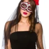 Day of the Dead Ögonmask med Slöja