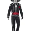 Day of The Dead Kostym Senor Bones Maskeraddräkt (Medium)